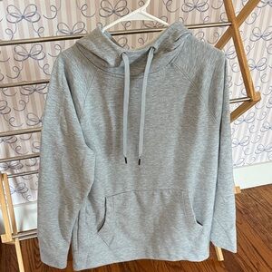 Athleta Gray Hoodie Sweatshirt